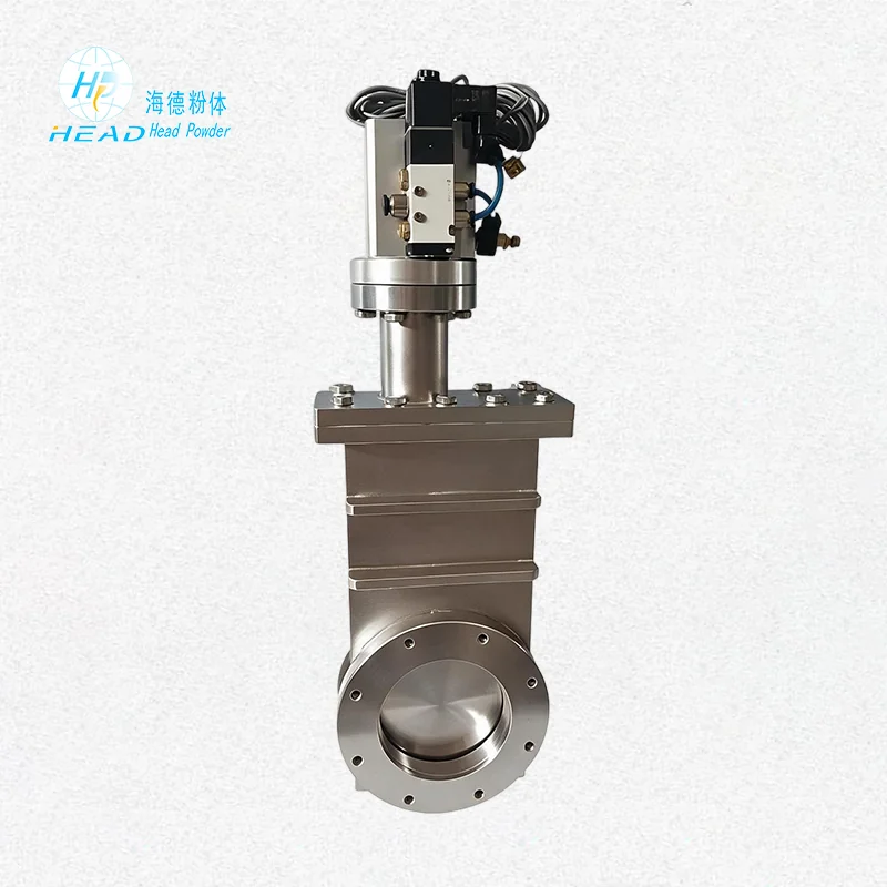Pneumatic knife gate valve