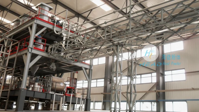 Indonesia Banjarmasin Closed No-Dead-Corner Pneumatic Conveying Project for Powder