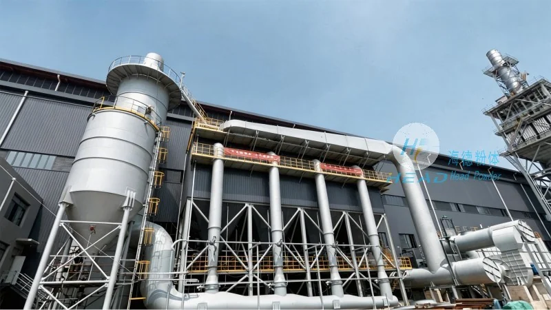 Example of low-wind-speed anti-crushing conveying of lithium battery cathode powder in Adana, Turkey.