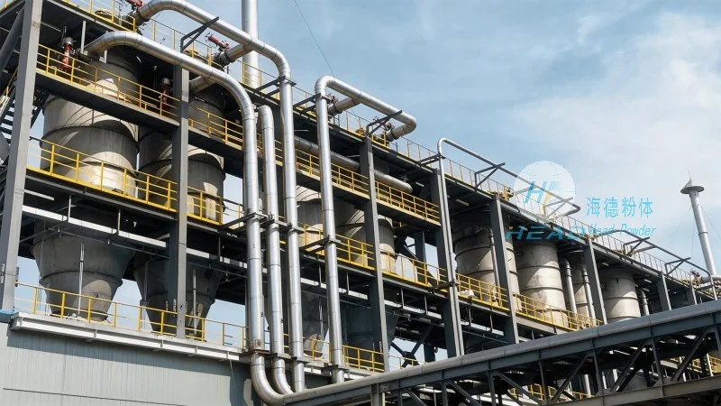 Example of Vacuum Dust-Free Conveying System for Baking Soda Powder in Hamburg, Germany