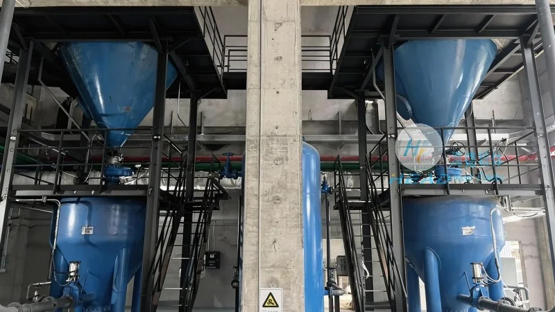 Heavy calcium carbonate powder pneumatic conveying solution