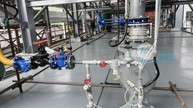 Surabaya Indonesia Inorganic Salt Powder Silo Dense Phase Conveying Project