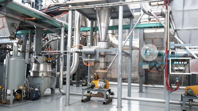 Copper powder pneumatic conveying scheme