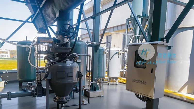 Kuwait Al Jahra Plastic Resin Powder Silo Pump Dense Phase Conveying System
