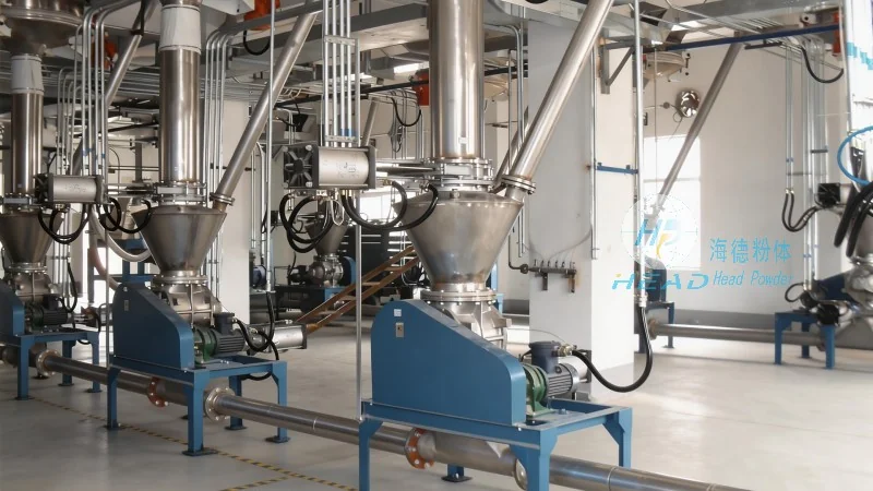 Complete Engineering of Pneumatic Conveying for Plastic Powder with Positive Pressure Silo Pump in Valencia, Spain