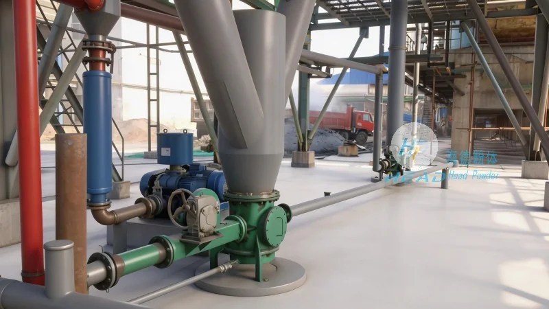 Resin Particle Pneumatic Conveying Scheme