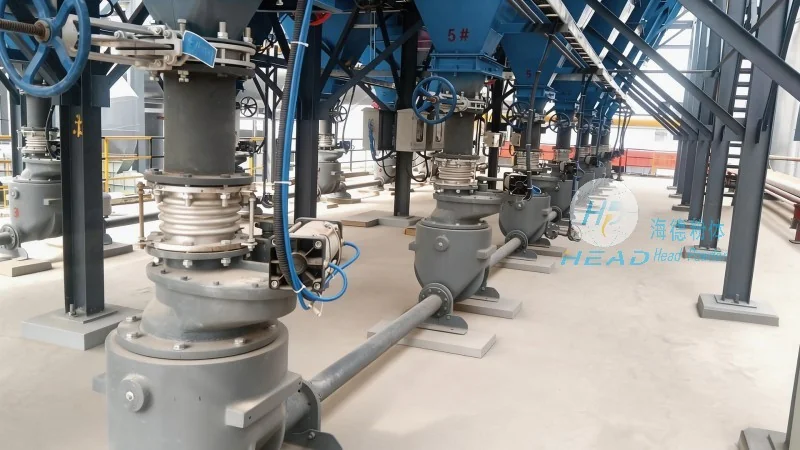 Qatar Lusail Dye Powder Dust-Free Enclosed Conveying Complete Set Project