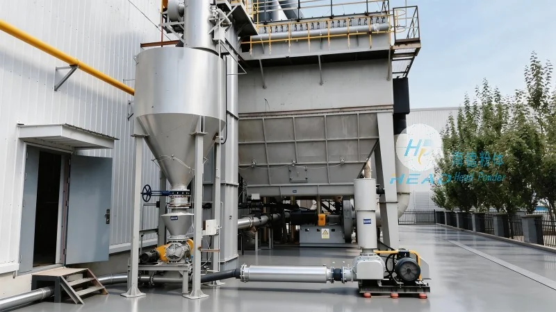 Example of Clean and Closed Conveying System for Dye Powder in Jeddah, Saudi Arabia Example of Clean and Closed Conveying System for Dye Powder in Jeddah, Saudi Arabia
