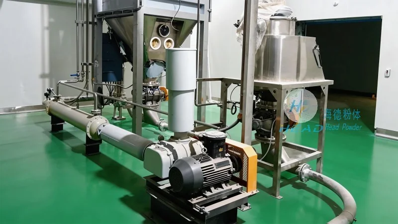 Pneumatic Conveying Scheme for Phthalic Acid Powder