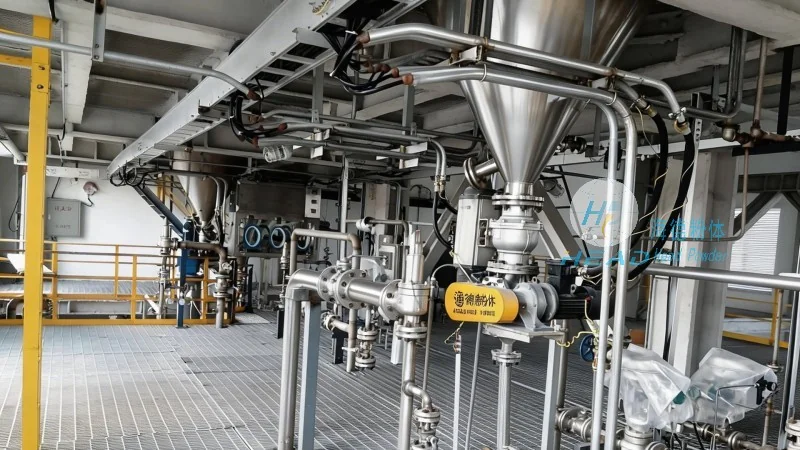 Vietnam Tra Vinh Lime Powder Vacuum Dilute Phase Conveying Project Vietnam Tra Vinh Lime Powder Vacuum Dilute Phase Conveying Project