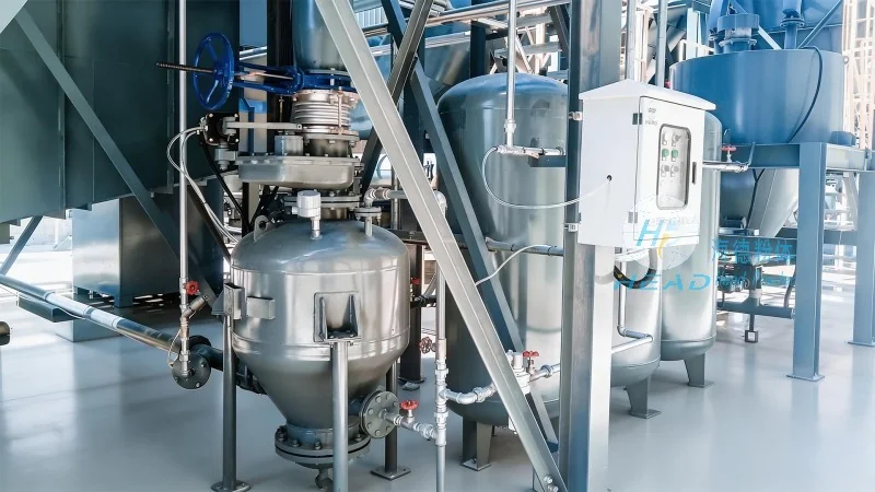 Kuwait Al Jahra Plastic Resin Powder Silo Pump Dense Phase Conveying System Kuwait Al Jahra Plastic Resin Powder Silo Pump Dense Phase Conveying System