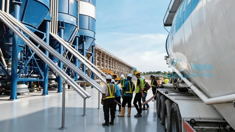 Pneumatic Conveying Plan for Steel Slag Powder