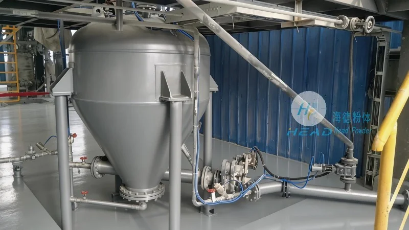 PAM Particle Pneumatic Conveying Scheme