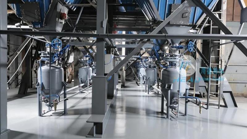 Trang, Thailand Inorganic Filler Dilute Phase Negative Pressure Pneumatic Conveying Project