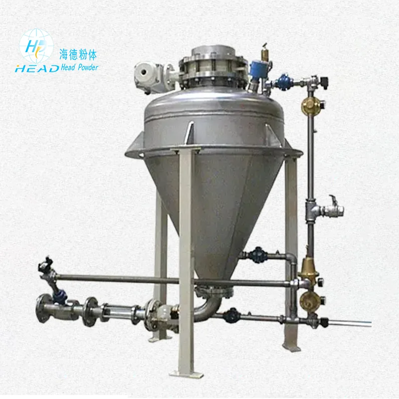 bottom discharge bin pump